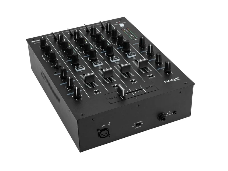 OMNITRONIC PM-404F 4-kanals DJ-mixer med Filter och Bluetooth