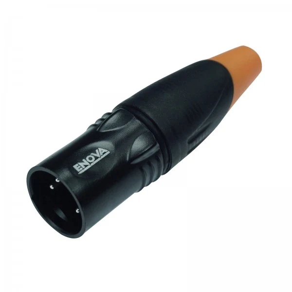 Enova 5 pol han XLR kabelkontakt, svart IP67 Outdoor