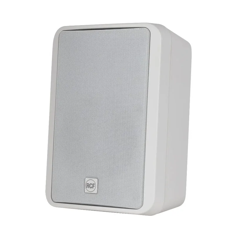RCF vägghögtalare 2-vägs 5" set (2 st) 60W 100 V IP55, Hvid