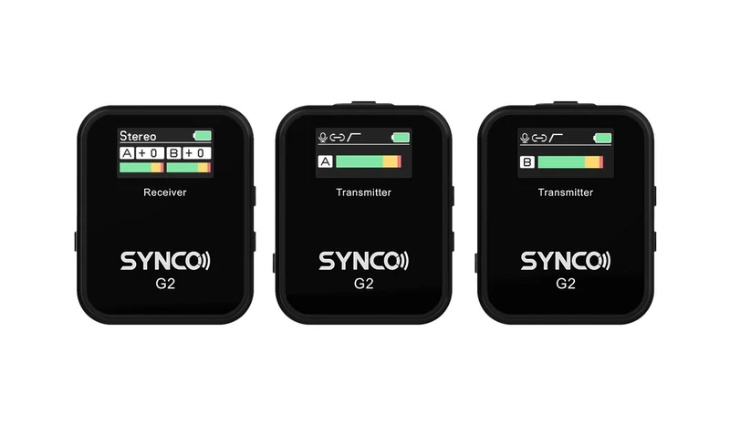 Synco WAir G2 trådlöst mikrofonssystem med display med 2 mikrofoner
