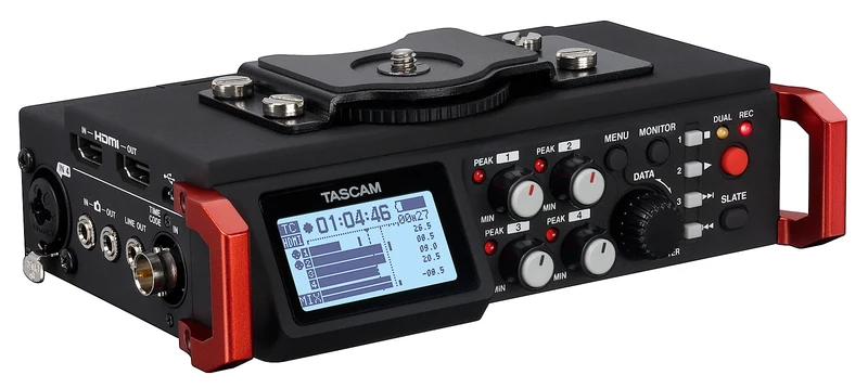 Tascam DR-701D Ljudinspelare för DSLR