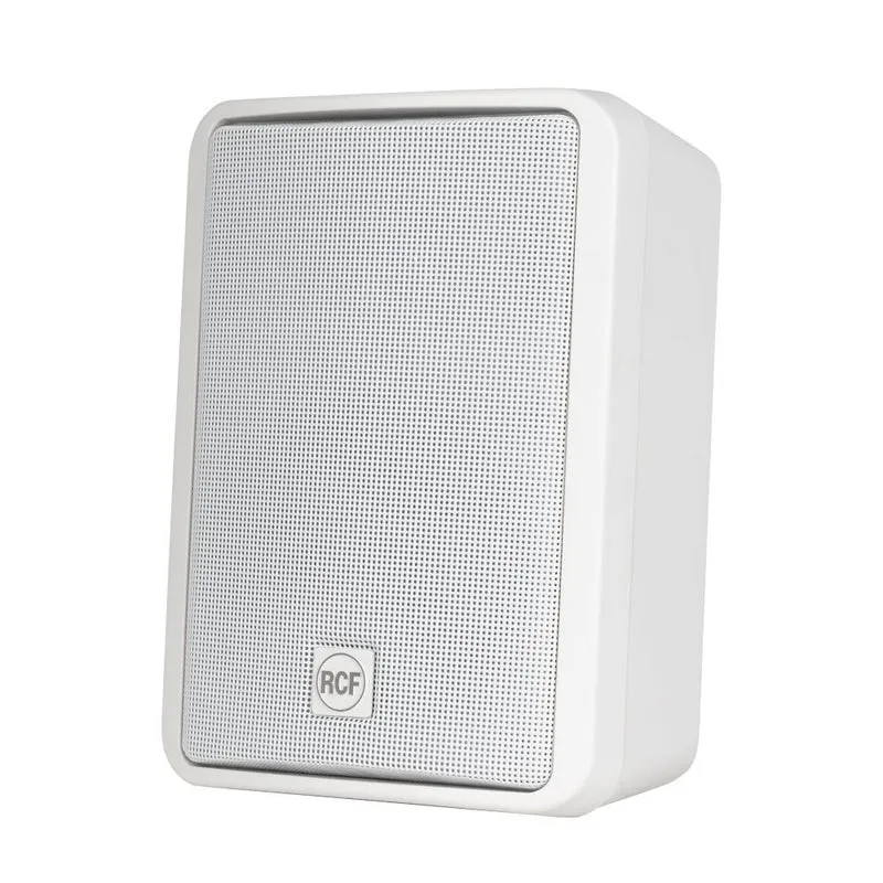 RCF vägghögtalare 2-vägs 4" set (2 st) 40W 100 V IP55, Hvid
