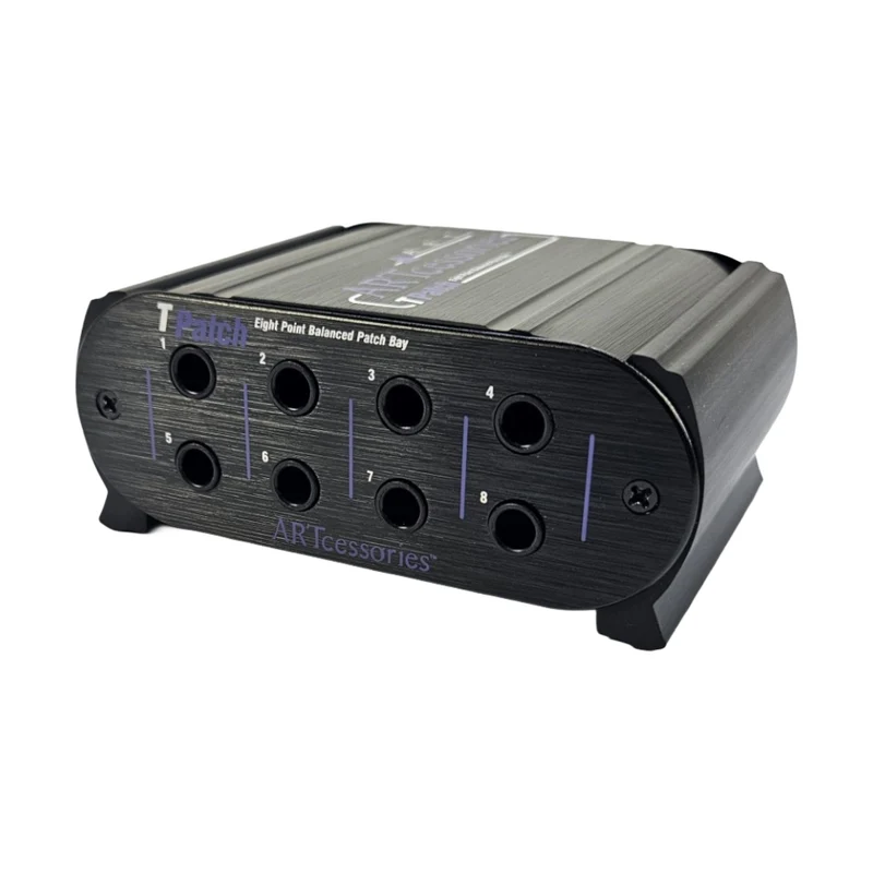 ART Patchbay 8 kanaler med isolator, balanserad jack