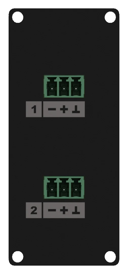 Caymon CASY138 1 plats, platta 2 x 3-pin >3-pin terminal