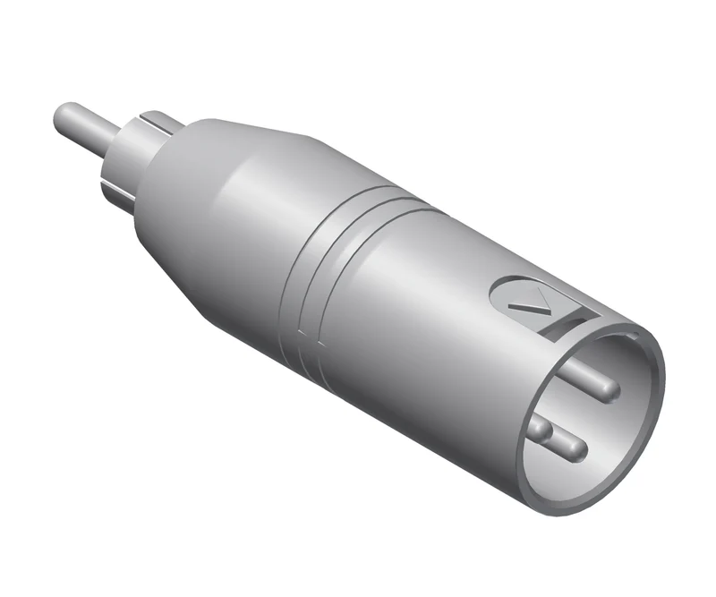 Adapter XLR hane > RCA hane