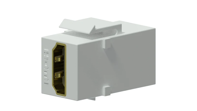 Keystone adapter HDMI a till HDMI a, Vit