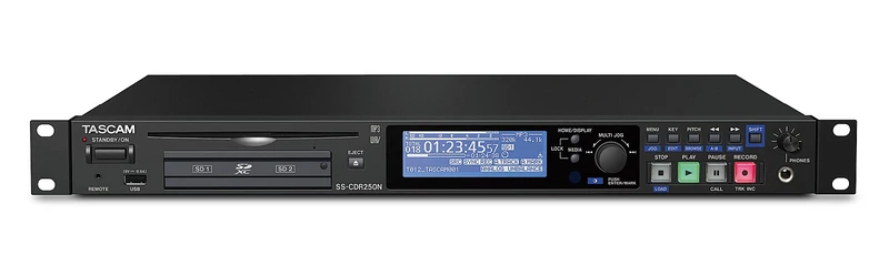 Tascam SS-CDR250 Hårddisk och CD-recorder WAW/MP3