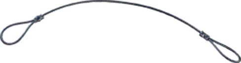 Caymon säkerhetswire stål 4 mm 125 cm
