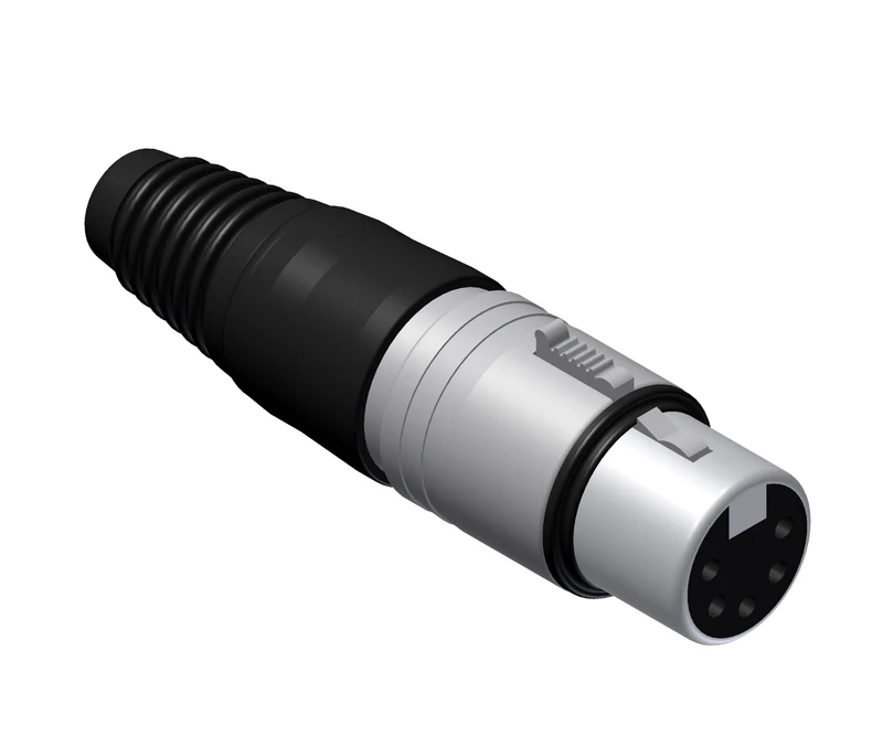 XLR-stift 5-pol hona kabel