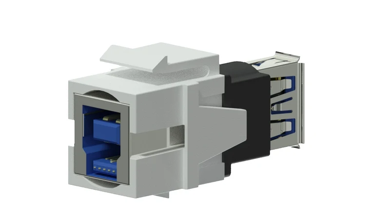Keystone adapter usb 3.0a till usb 3.0 b, Vit