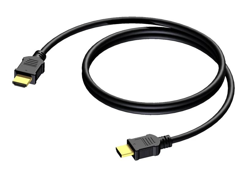 ProCab HDMI > HDMI Highspeed HDMI-kablar 0,5 m