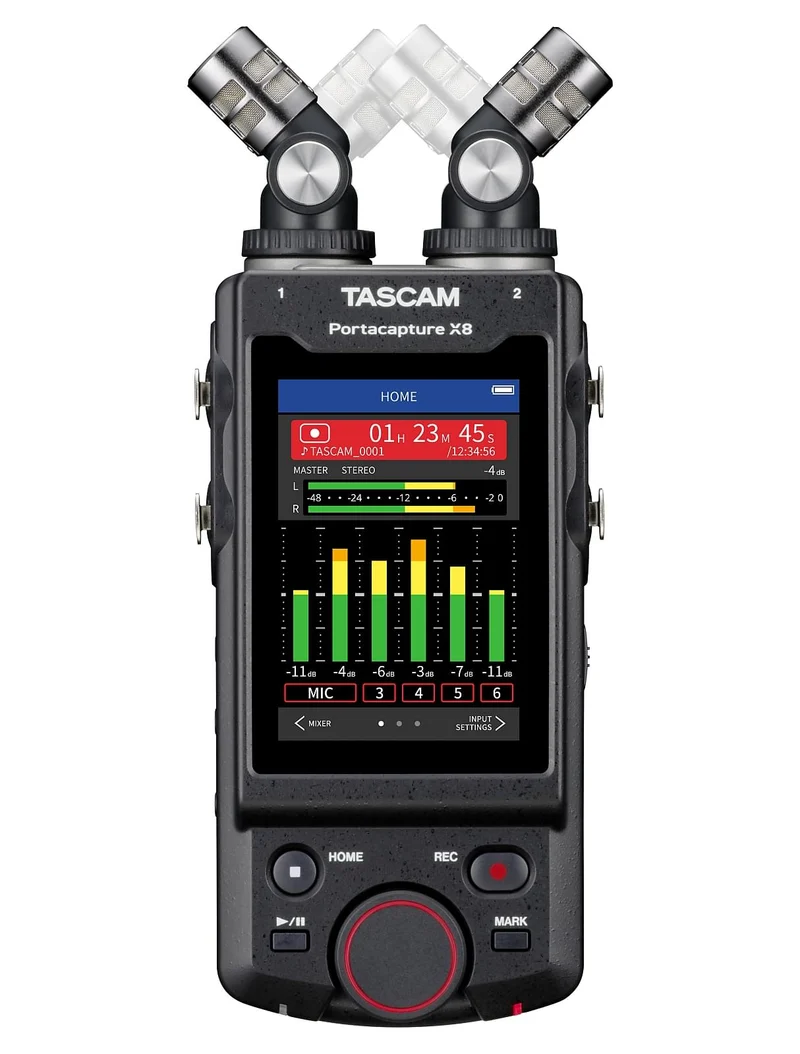 Tascam PortaCapture X8 portabel multitrack recorder
