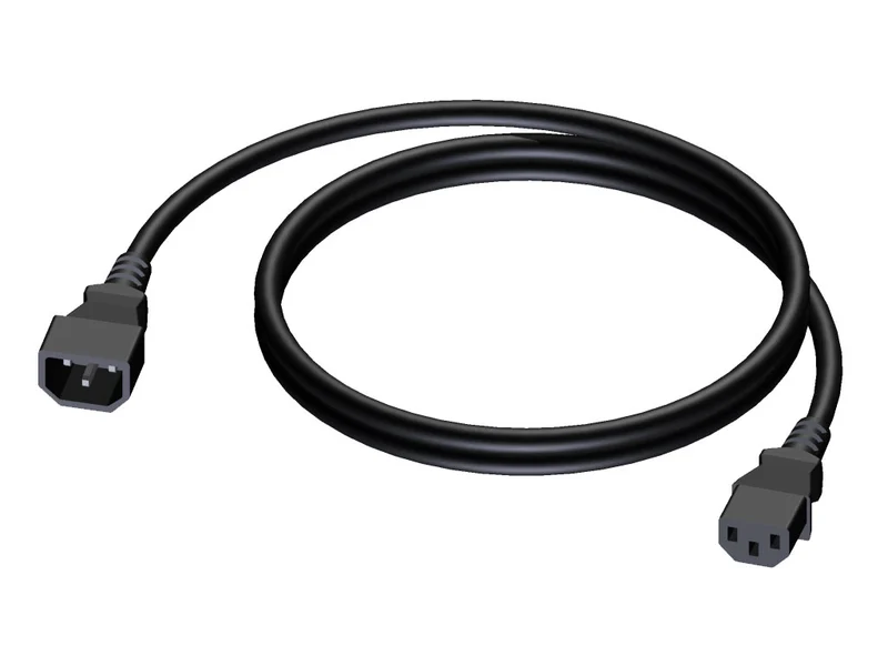 ProCab strömkabel 3 x 1,5 mm², hona Euro>hane Euro, 0,5 m