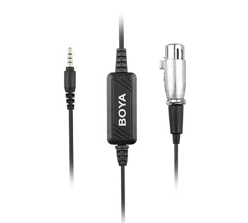 Boya iOS adapterkabel XLR till TRRS (BY-BCA6)