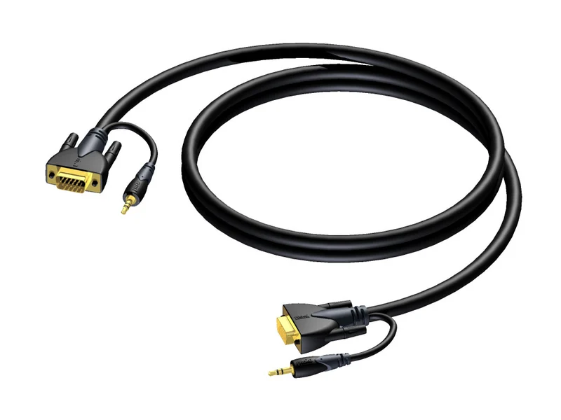 ProCab SVGA hane > SVGA hane & Stereo Audio Jack 25 meter
