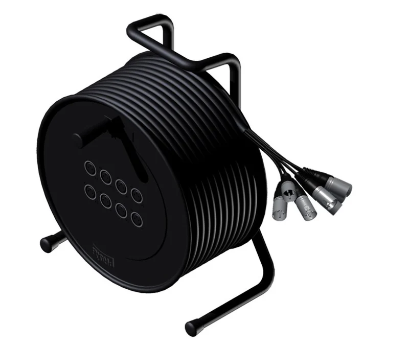ProCab kabeltrumma mikrofonkabel 8 in - 10 m
