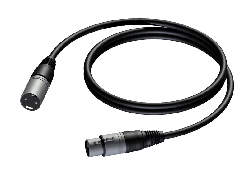 ProCab högtalarkabel 2 x 1,5 mm² XLR > XLR, 10 meter