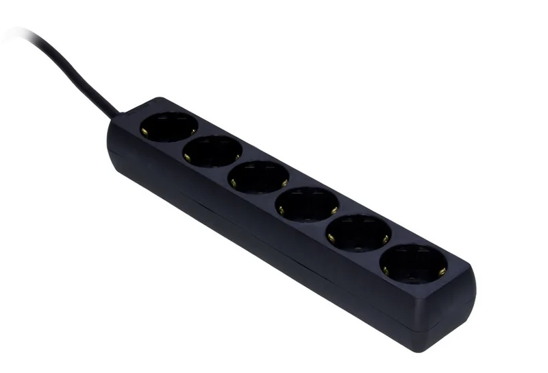 ProCab El-skena med 6 uttag, 1,5 mm² kabel, 5 m