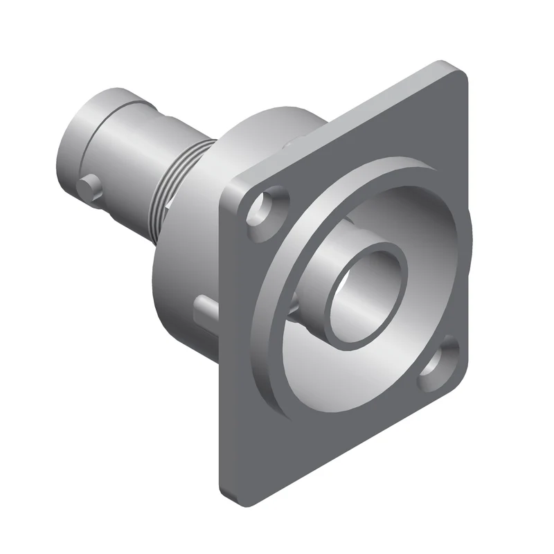 BNC dubbel hona chassi D-size, 75 Ohm