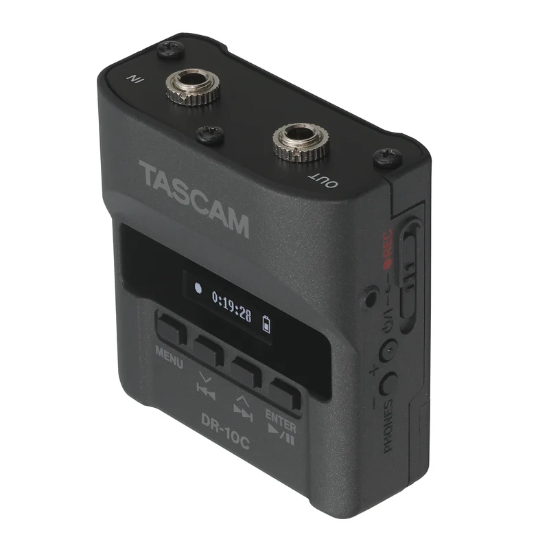 Tascam DR-10CH inspelare för Shure lavalier