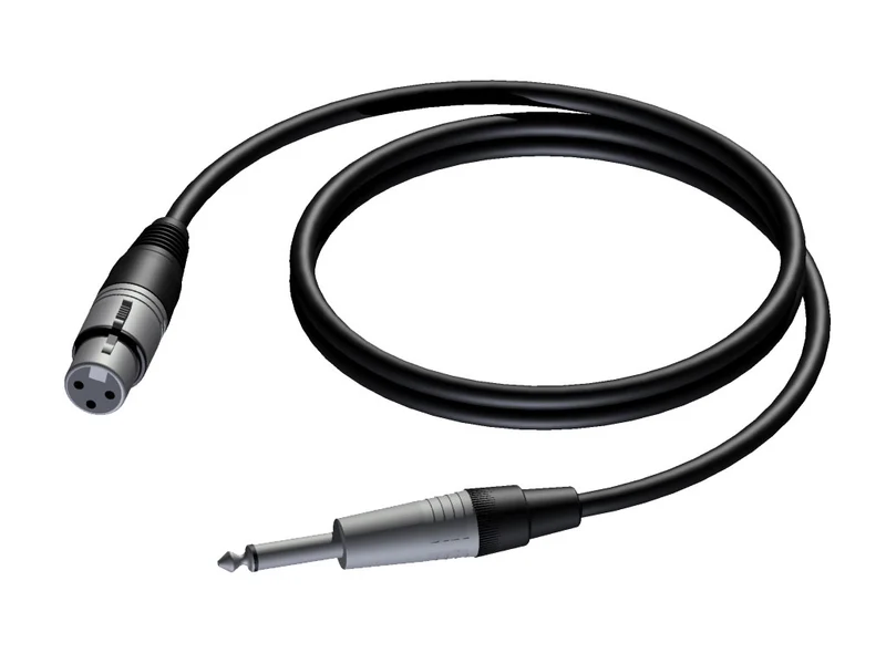 ProCab högtalarkabel 2 x 1,5 mm² Jack > XLR, 10 m