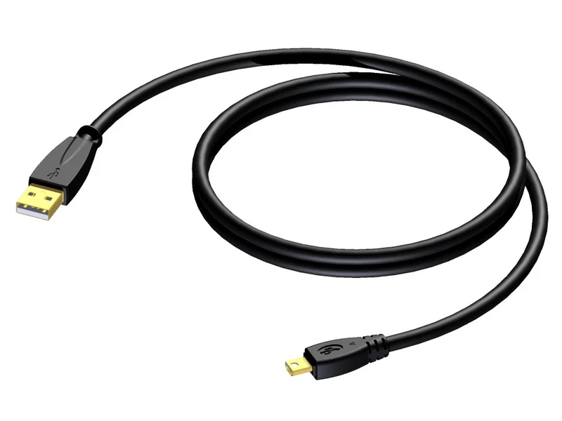ProCab USB A > USB mini A-kabel 5 meter