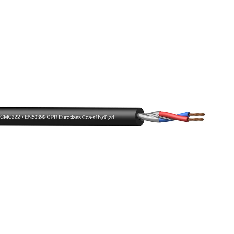 ProCab mikrofonkabel EN50399, 2 x 0.34mm² 300 m