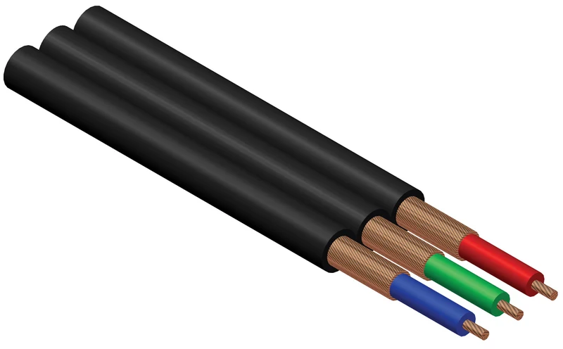 ProCab RGB-videokabel 3 x 75 Ohm 100 meter