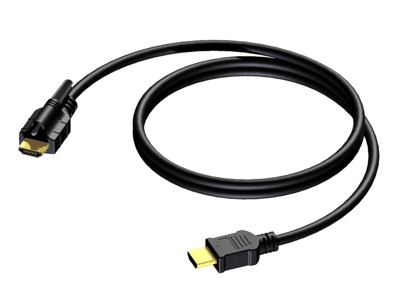 ProCab HDMI > HDMI Digital Video-kabel med enkel låsning 2 m