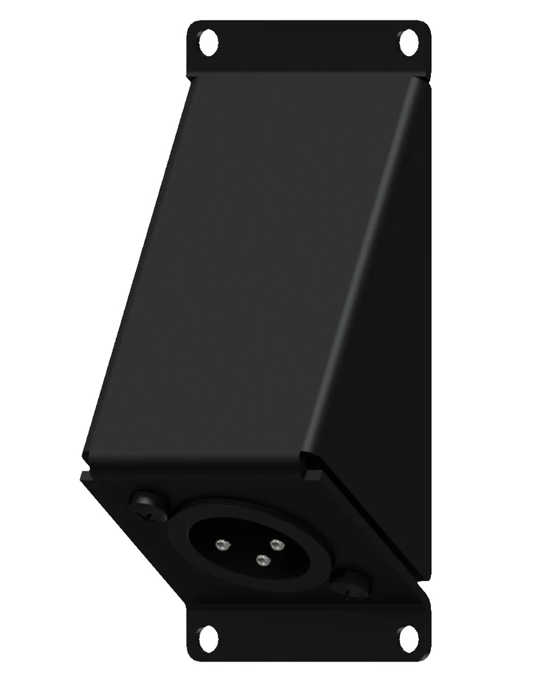 Caymon CASY124 1 plats, vinklad platta 1 x XLR han 3-pin