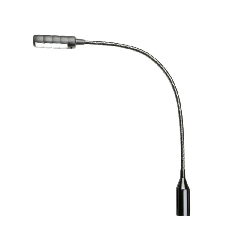 Adam Hall Stands SLED 1 ULTRA XLR 4 - 4-polig XLR-svanhalslampa med 4 COB-LED:er