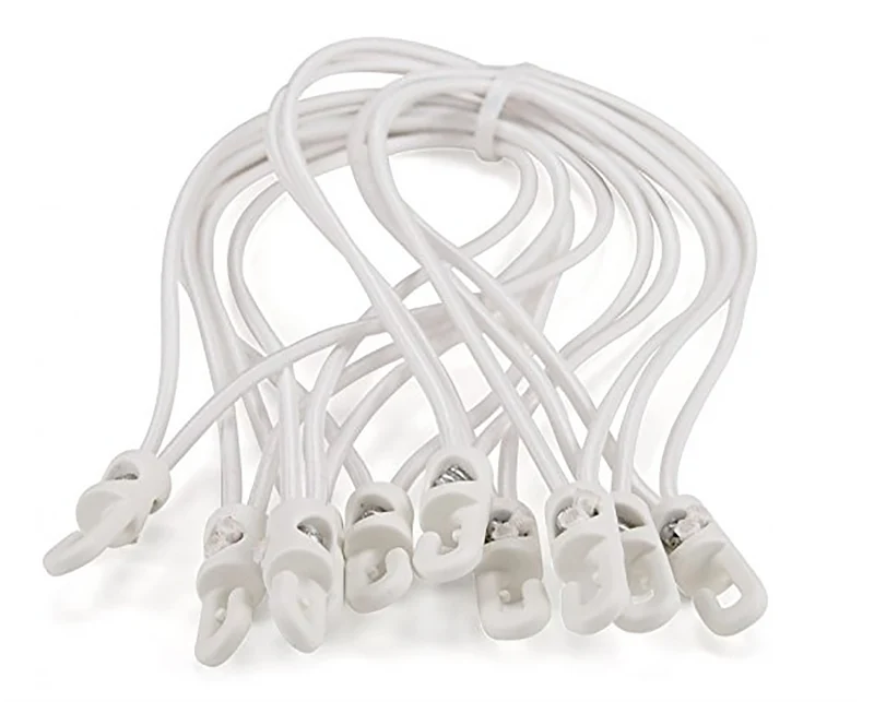 Spannfix elastiska band, 10 st. (Vit)