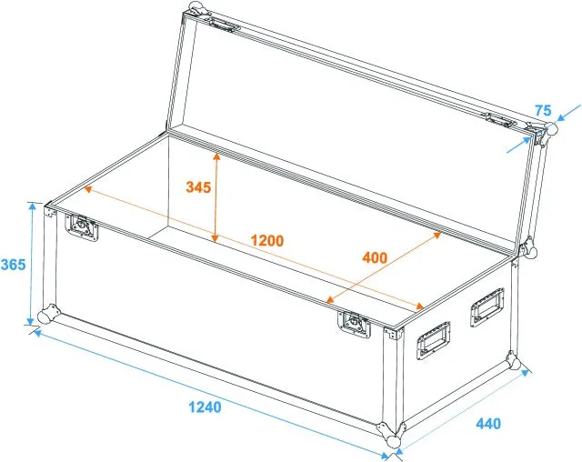 Eurolite Flightcase Pro (120 x 40 x 40 cm)