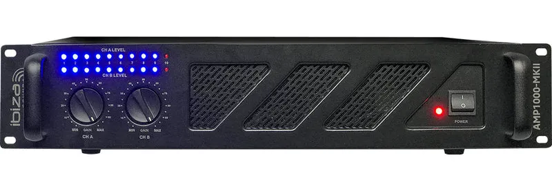 Ibiza AMP1000-MKII effektförstärkare (2x800W)