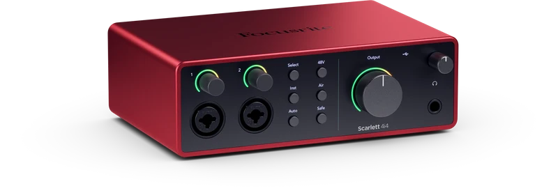 Focusrite Scarlett 4i4 4:e generationens ljudkort