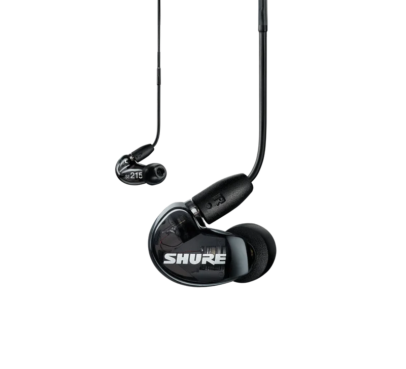 Shure SE215 In-Ear-hörlurar (svarta)