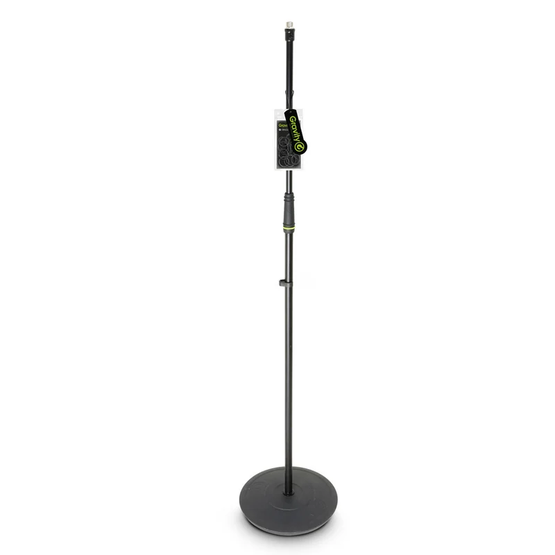 Gravity MS 23 - Mikrofonstativ med rund bas, svart