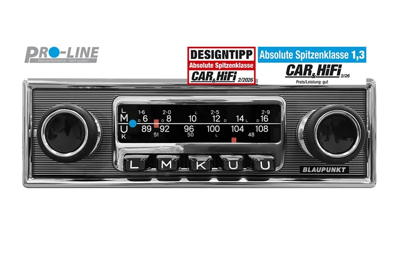 Blaupunkt FRANKFURT MB Retro-bilradio, Bluetooth, FM/DAB+