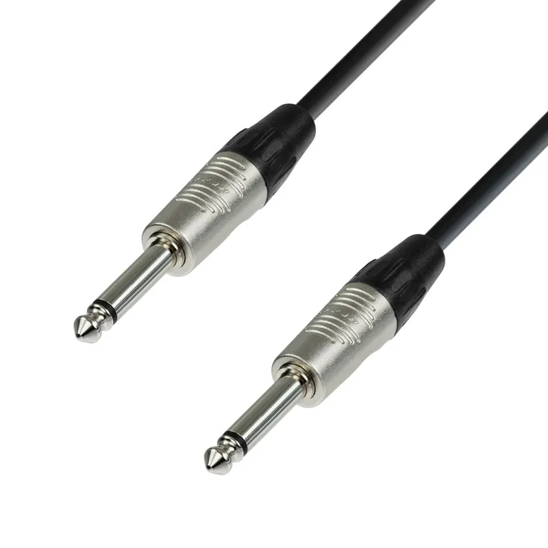 Adam Hall Cables 4 Star Series - Instrument Cable Rean 6,3 mm Jack Mono till 6,3 mm Jack Mono 3 M