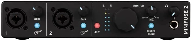 Arturia Minifuse 2 ljudkort (svart)