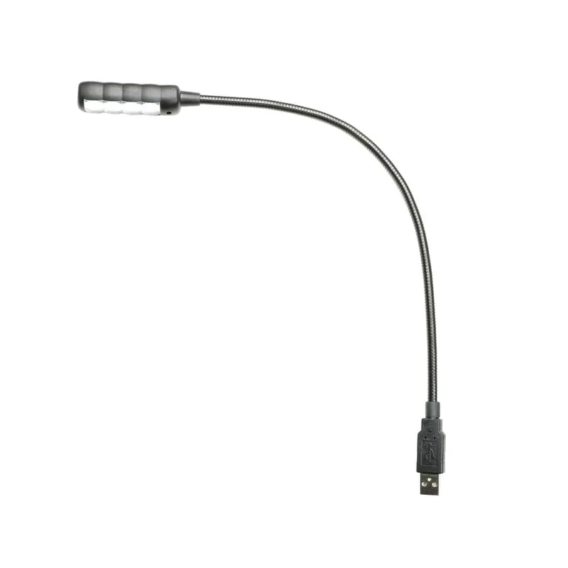 Adam Hall Stands SLED 1 ULTRA USB - svanhalslampa, USB-kontakt, 4 COB-LED’er
