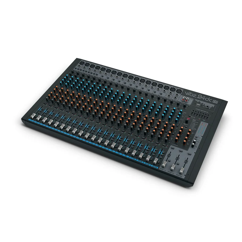 LD Systems VIBZ 24 DC - 24-kanals mixerkonsol med DFX och kompressor