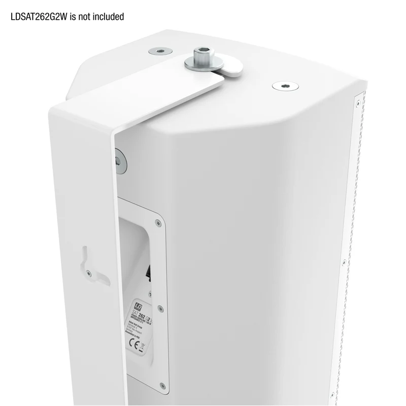 LD Systems SAT 262 G2 WMB W - Vridbart väggfäste för LDSAT262G2, vitt