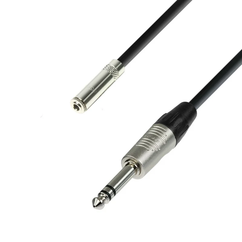 Adapterkabel 6,3 mm Jack Stereo Hane till 3,5 Mini Jack Stereo Hona