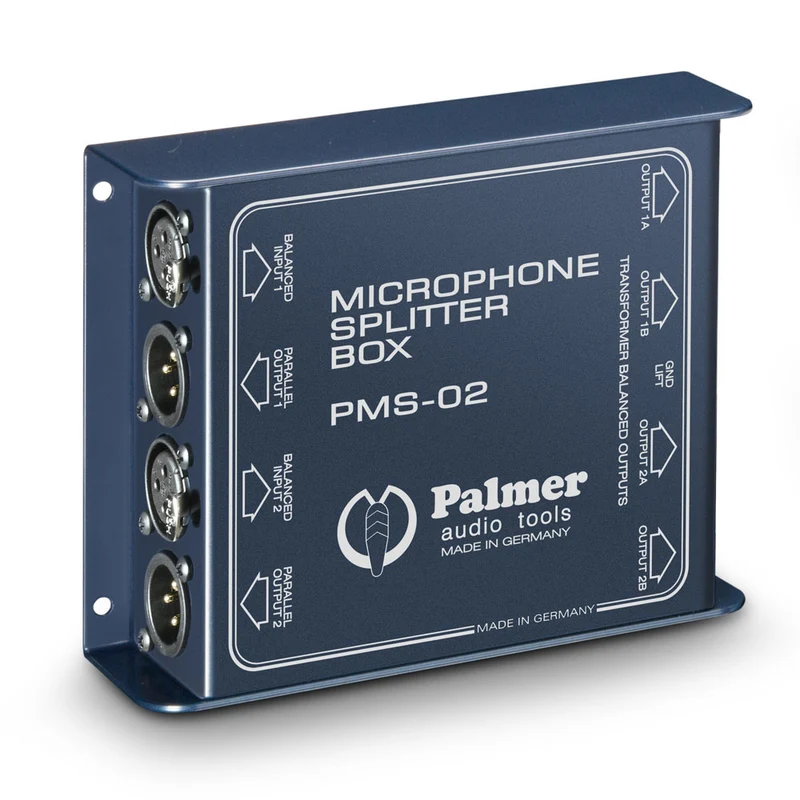 Palmer MS 02 - Mikrofonsplitter med två kanaler