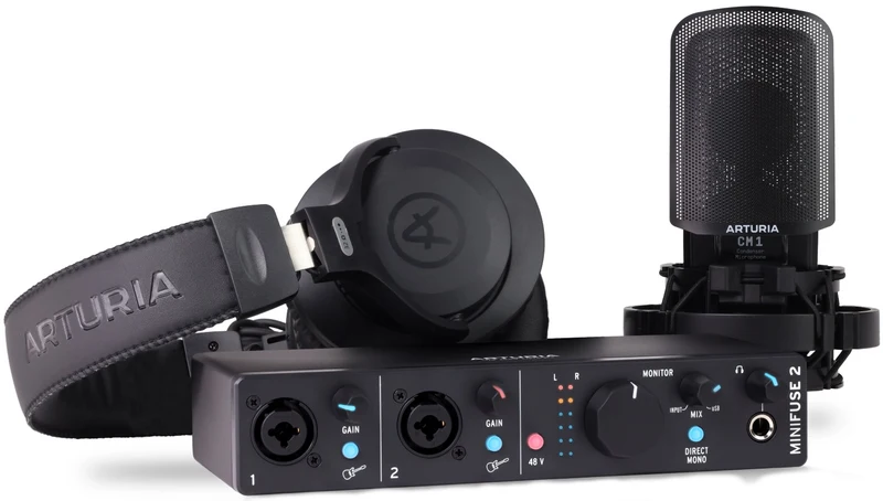 Arturia Minifuse Recording Pack (svart)