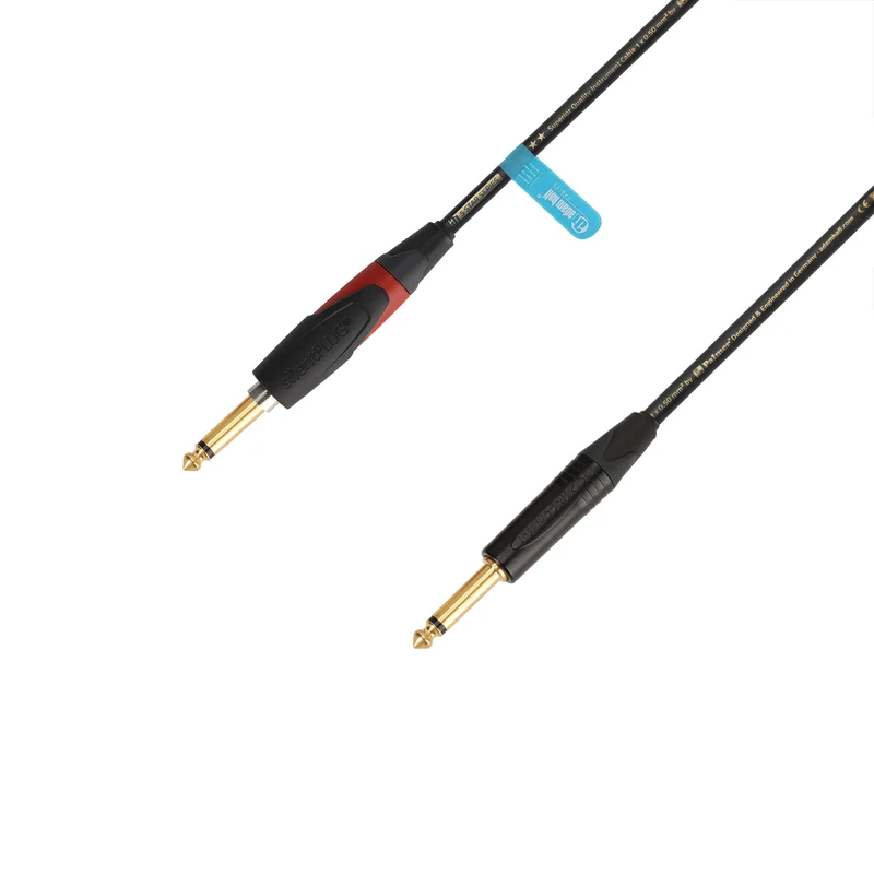 Adam Hall Cables 5 STAR IPP 0600 PALMER® CABLE SILENT - Instrumentkabel | Palmer® & Neutrik silentPLUG® Jack TS | 6 m