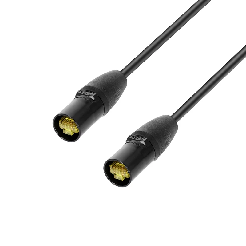 Adam Hall Cables 5 STAR ECON CAT6 RR 1 m – Datakablar | Kat.6a (S/FTP) Neutrik etherCON®, upprullbar | 1 m