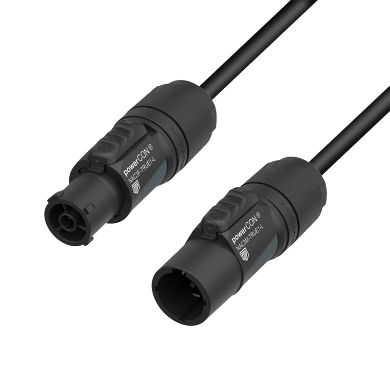 Adam Hall Cables 5 STAR TCON L 0150 - PowerLink-kabel | Neutrik TRUE1® med Titanex®-ledning | 1,5 m