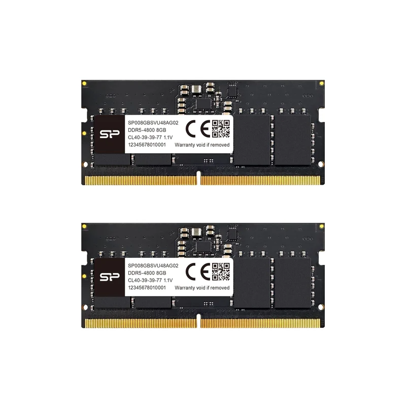 Silicon Power SP032GBSVU480F22 32GB 4800Mhz CL40 DDR5 SODIMM Laptop RAM